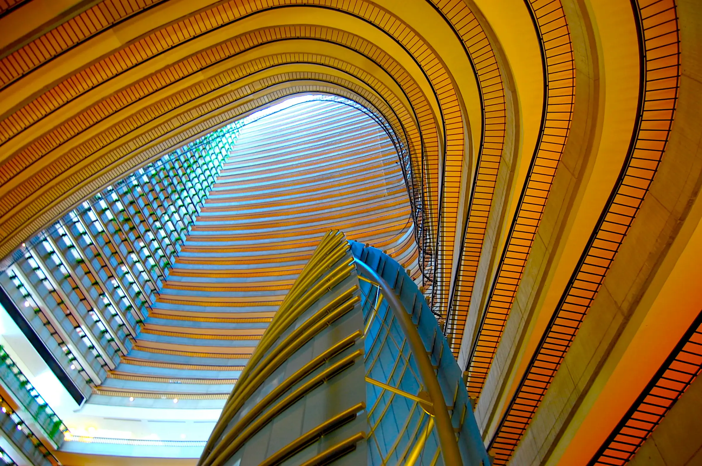 modern escalators architecture Singapore